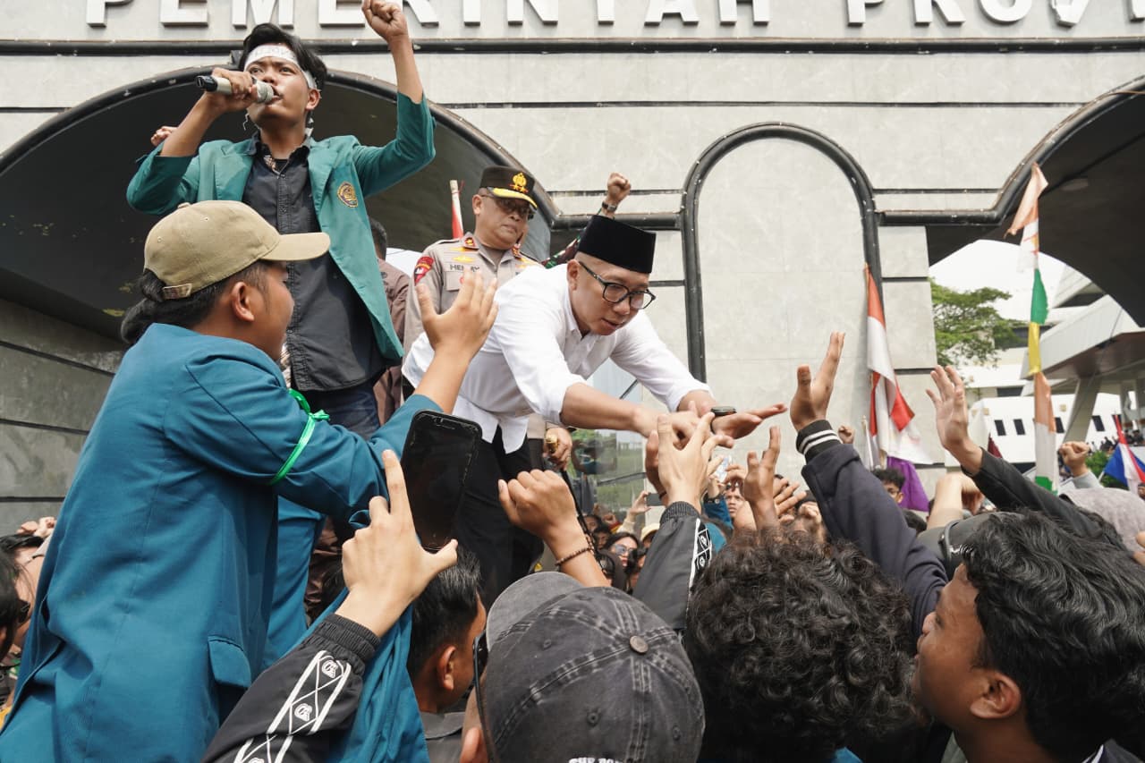 ‎Gubernur Lampung Apresiasi Mahasiswa dan Masyarakat Gelar Aksi Damai dan Kondusif